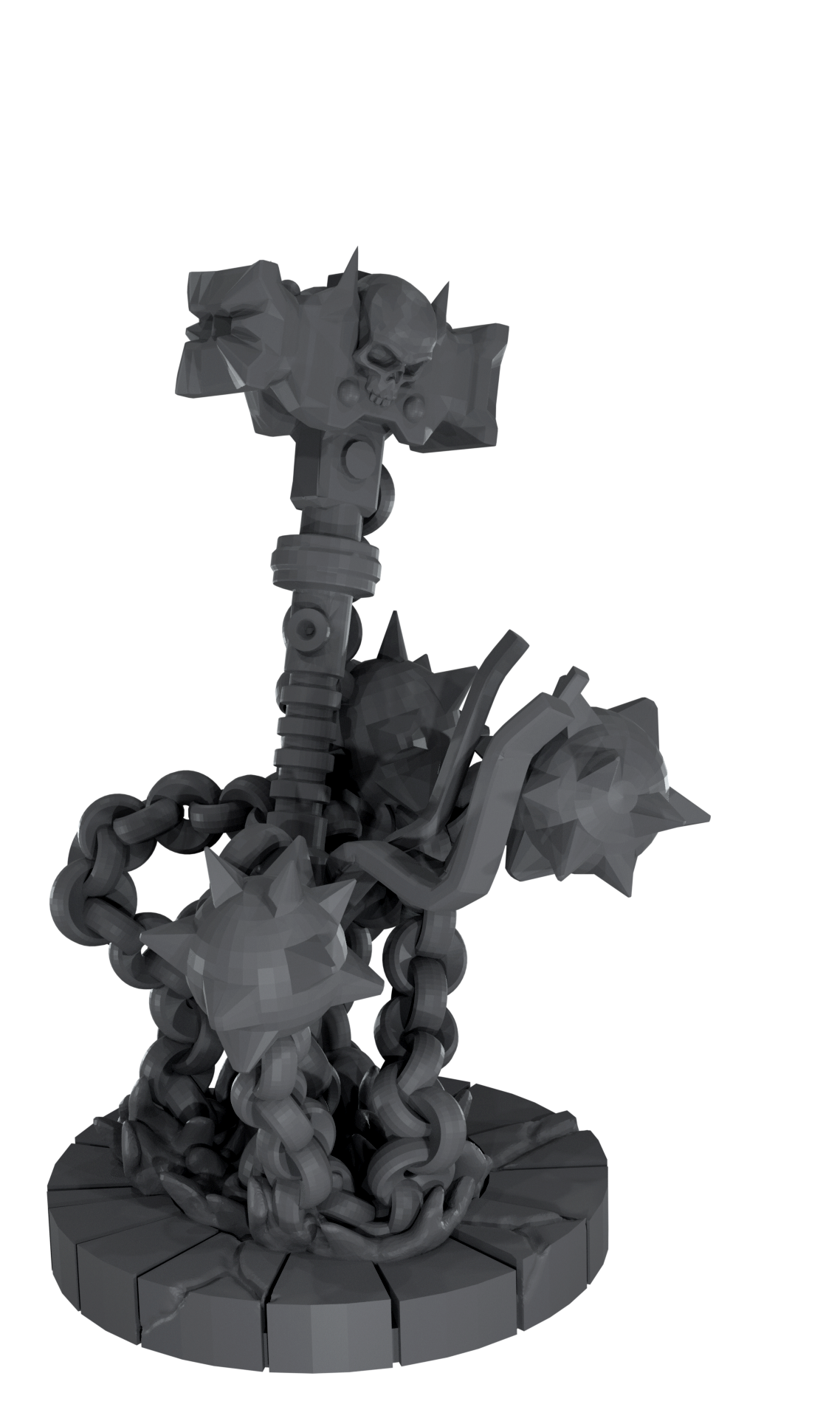Download STL file Hammer spiritual weapon • 3D print design ・ Cults